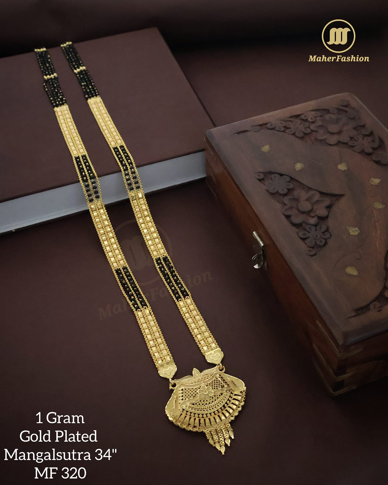 EXCLUSIVE GOLD PLATED PENDENT MANGALSUTRA